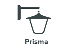 Prisma wandlamp buiten